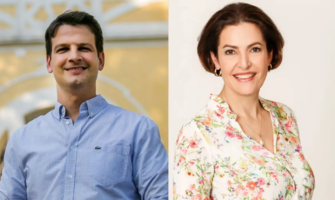 Eduardo Pimentel e Cristina Graeml