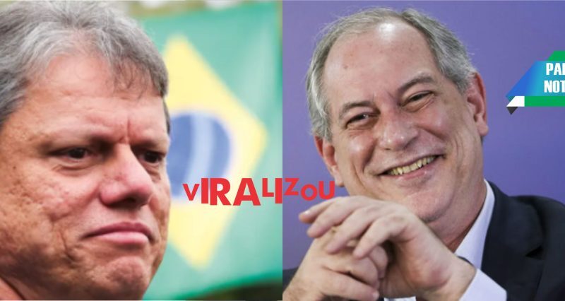 Cresce apoio à chapa Tarcísio de Freitas presidente e Ciro Gomes vice na política