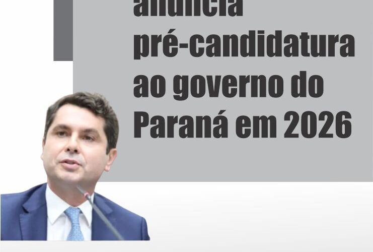 Alexandre Curi lança sua candidatura ao governo do Paraná nas eleições de 2026