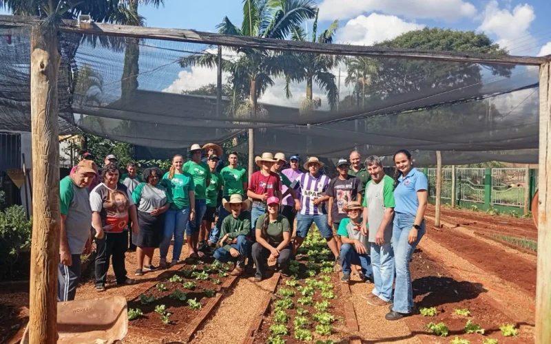 Itaipu Binacional e Itaipu Parquetec unem esforços para cultivar hortas comunitárias em PR e Sul do MS