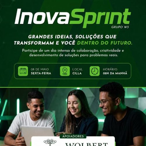 InovaSprint Grupo W3 transforma Cilla Tech Park em epicentro de inovação com hackathon focado em soluções para o mercado
